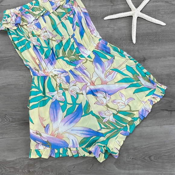 🔆BILLABONG🔆 POCKET FLOWER ROMPER COVER UP - Picture 7 of 12